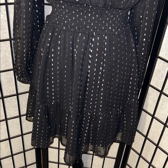 Old Navy Elegant Black Dress with Silver Sparkles - Picture 7 of 15